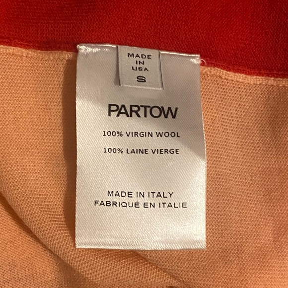 Partow Greta Virgin Wool Sweater Size S - Picture 10 of 10